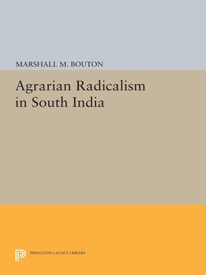cover image of Agrarian Radicalism in South India